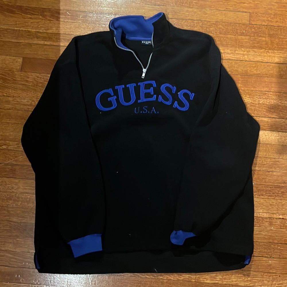Guess quarter zip sweater